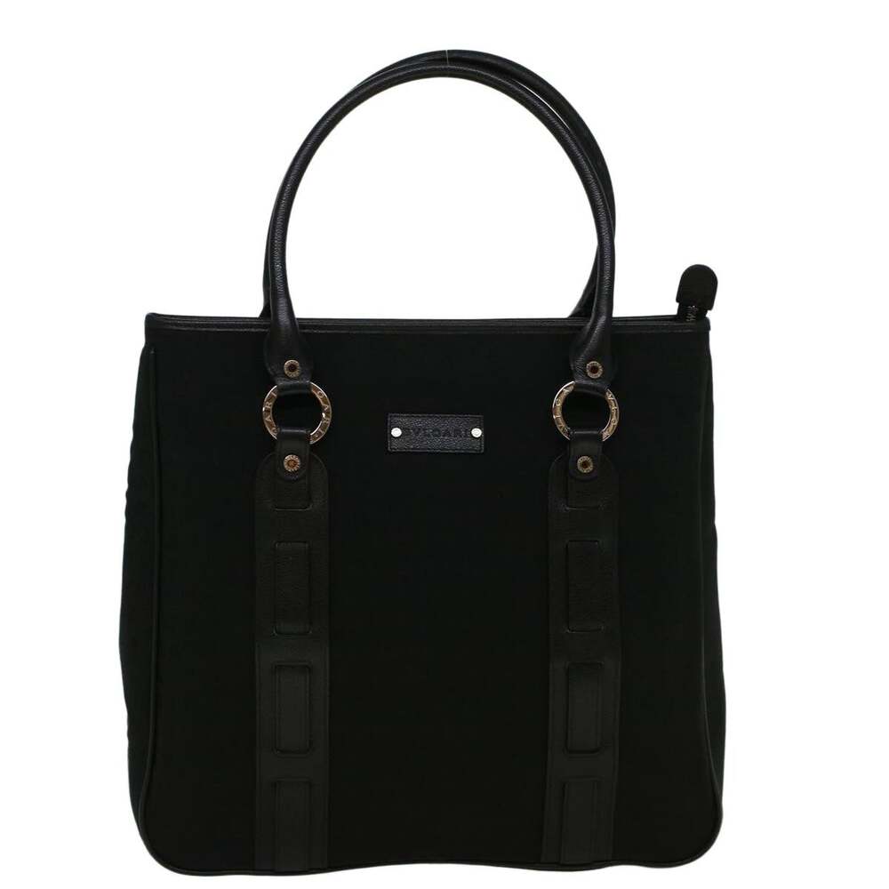 Bvlgari Canvas Tote Bag Black